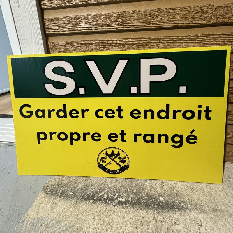 Impression sur Coroplasts 